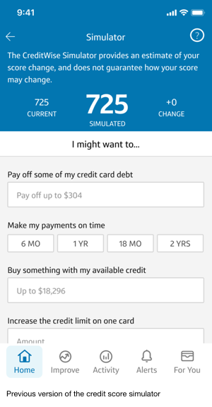 Simulator screenshot